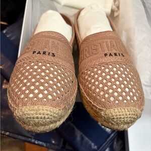 Dior Granville Clay Espadrille Flats